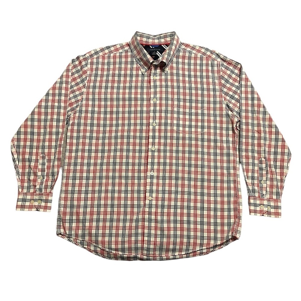 Tommy Hilfiger Men's Long Sleeve Plaid Button Up Shirt Size XL ESQ-TIL 473570
